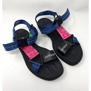 Off-White Women Sz 39 Trek Sandals Straps Buckle Multi-Color US 9